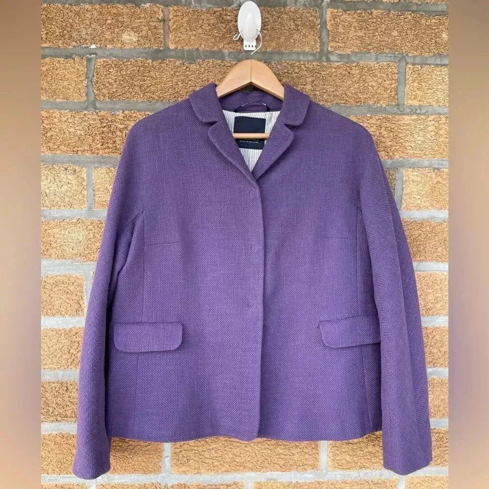 Max Mara 'S Tweed jacket size 14
